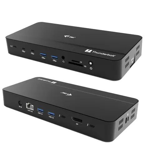 i-tec Thunderbolt 5 Triple Display / Dokovací stanice / TB5 / M.2 NVMe / PD 140W / 2.5G LAN / 120 Gbps