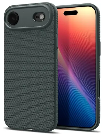 Spigen Liquid Air iPhone 17 Air abyss green / Zadní kryt