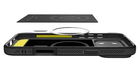 Spigen Rugged Armor MagSafe černá / Ochranný kryt / Apple iPhone 17 Pro