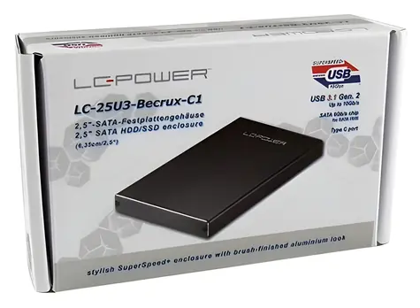 LC Power LC-25U3-Becrux-C1 černá / Box pro 2,5