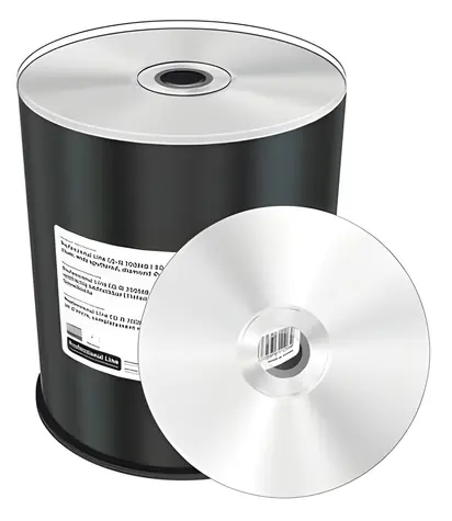 MediaRange CD-R 700MB 52x spindl 100 ks / Inkjet Printable / stříbrná