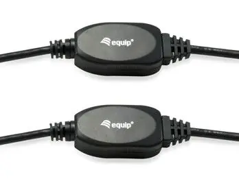 equip 133348 / Aktivní prodlužovací kabel USB-A 3.0 / 15 m / 5 Gbit/s / černý