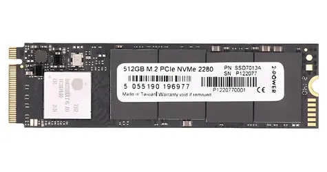 2-Power M.2 2280 512 GB / Interní SSD / PCIe NVMe