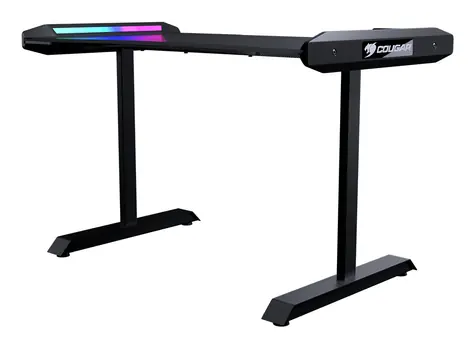 COUGAR Mars 150 ARGB černá / Herní stůl / Š: 153 cm / V: 75–85 cm / H: 77 cm / 2× USB