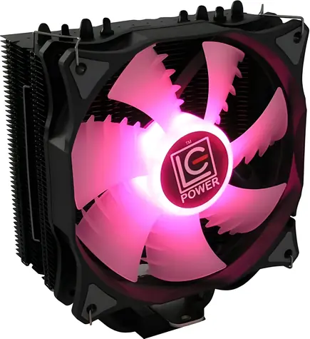 LC POWER LC-CC-120-RGB / Chladič CPU / 120 mm / RGB / TDP 180 W / LGA1700 / AM4