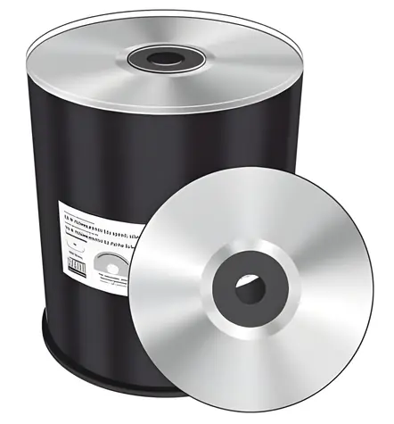 MediaRange CD-R 700MB 52x spindl 100 ks / Thermal Transfer Printable / stříbrná