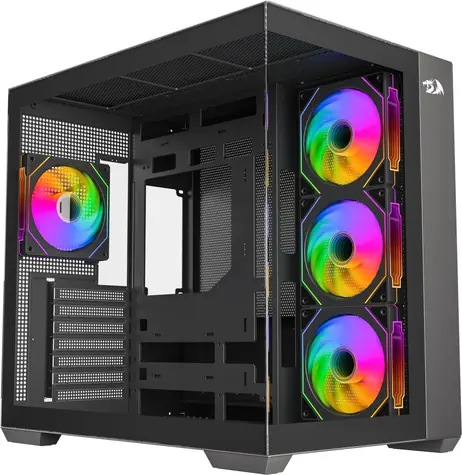 Redragon EVO ARGB GC-623-PRO černá / Skříň / Middle Tower / ATX / ARGB / Tempered Glass