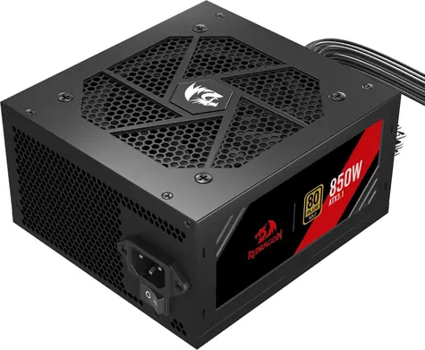 Redragon GC-PS007-SE / Napájecí zdroj / ATX 3.1 / 850W / 80PLUS Gold / PCIe 5.1 / nemodulární / 120 mm