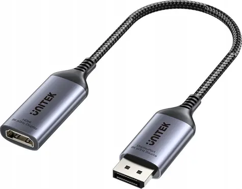 Unitek V1611A01 / Adaptér DisplayPort 1.4 na HDMI 2.1 / 8K 60Hz / HDR