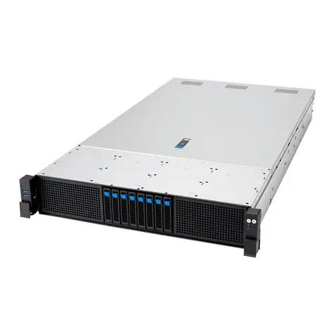 ASUS RS720A-E13-RS8U černá / Server / AMD EPYC 9005 / 2x SP5 / 24x DDR5 / 8x NVMe / 2x 2700W / OCP / 2U