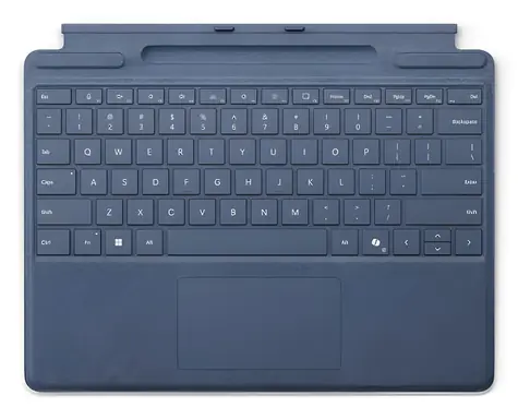 Microsoft Surface Pro Keyboard safírová / Klávesnice pro tablet / Alcantara / Pen Storage / CoPilot / DE