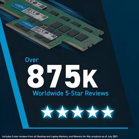 Crucial 8GB (1x8GB) DDR5 5600 MHz / Operační paměť / CL46
