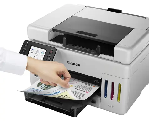 Canon MAXIFY GX6550 / Multifunkční inkoustová tiskárna / A4 / 600x1200 DPI / Wi-Fi / LAN / Duplex / ADF / USB