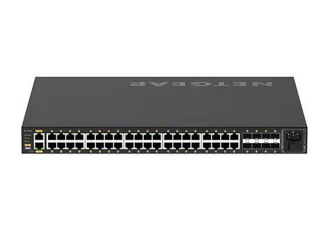 NETGEAR M4250-40G8XF černá / Managed switch / 40× Gigabit PoE+ / 8× SFP+ 10G