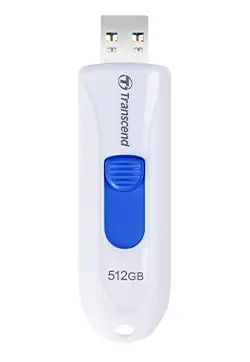 Transcend JetFlash 790 512GB bílá / Flash disk / USB 3.2 Gen 1