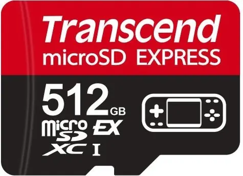 Transcend USD710S / Paměťová karta microSDXC / 512 GB / SD Express PCIe / U3 / V30 / A1 / R: 900 MB/s / W: 780 MB/s