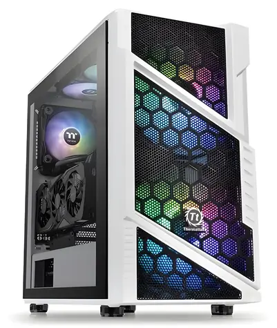 Thermaltake Commander C31 TG ARGB Snow Edition / Skříň / Midi Tower / ATX / ARGB / průhledná bočnice / bez zdroje