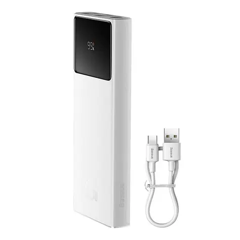 Baseus Star-Lord 10000mAh 22.5W bílá / Powerbanka / 2xUSB-A / 1xUSB-C