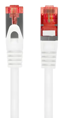 Lanberg CAT6 S/FTP 0.25m bílá / Patch kabel / LSZH / RJ45-RJ45 / Fluke