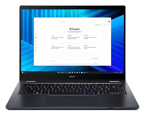Acer TravelMate P4 Spin Slate Blue / Konvertibilní notebook / 14