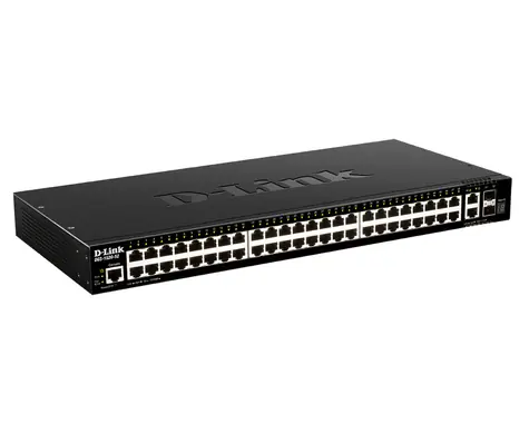 D-Link DGS-1520-52 / Switch / 48x GbE + 2x 10GbE + 2x SFP+ / L3 Managed / Stackable / Rack 1U