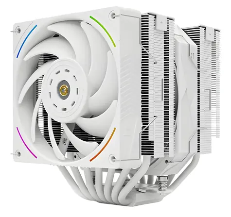 THERMALRIGHT Royal Pretor 130 Ultra bílá / Chladič procesoru / Intel + AMD / 130 mm / 29.4 dBA / 2150 rpm