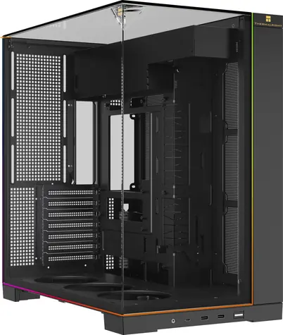Thermalright A70 černá / ATX Full Tower / 2x USB-A / 1x USB-C / bez zdroje / průhledná bočnice / ARGB