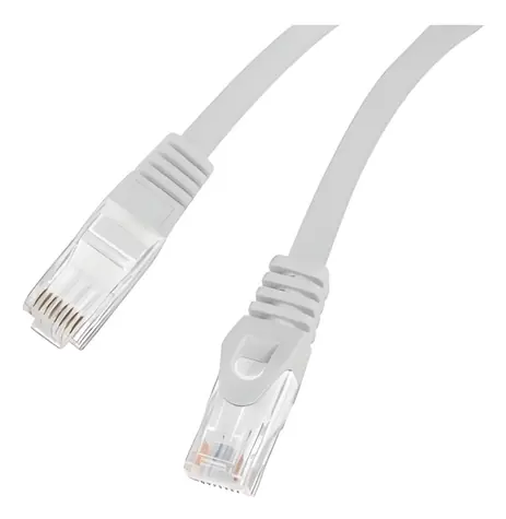 Lanberg UTP CAT6 10m šedá / Patch kabel / RJ45-RJ45 / LSZH / Fluke Passed