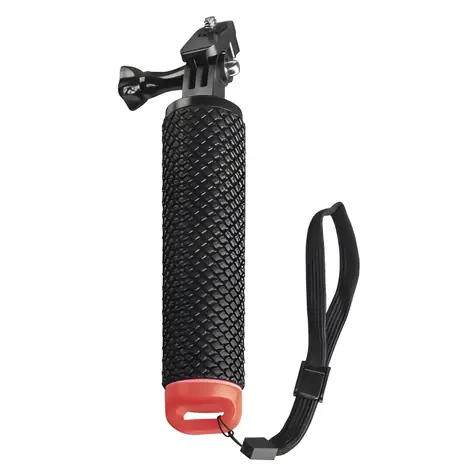 Hama plovoucí rukojeť 2v1 černá / Rukojeť pro akční kamery / pro GoPro / závit 1/4
