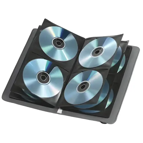 Hama Felt 48 šedá / Pouzdro / 48 CD/DVD/Blu-ray disků / plst