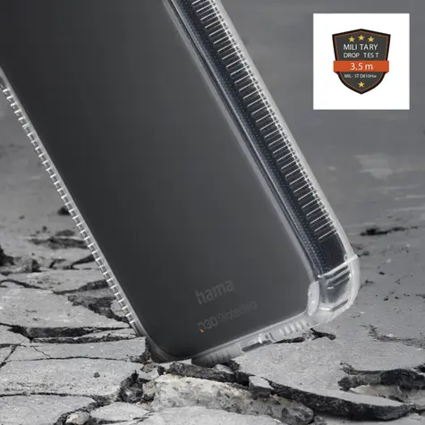 Hama Extreme Protect průhledná / Kryt pro Samsung Galaxy A37 5G / D3O® / nežloutne