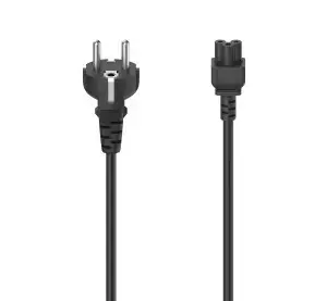 Hama napájecí kabel C5 trojlístek černá / Napájecí kabel / 1,5 m