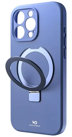 White Diamonds Mag Urban Stand Case modrá / Ochranný kryt / Apple iPhone 16 Pro Max / MagSafe / se stojánkem