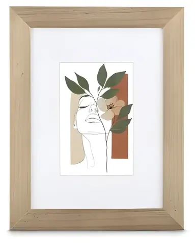 Hama Albero taupe / Dřevěný rámeček / 20×30 cm