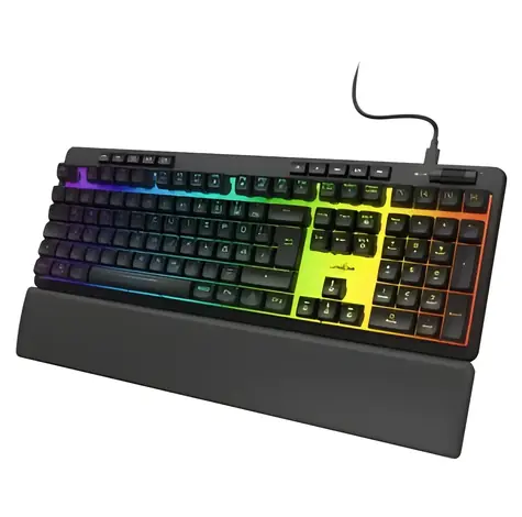 uRage Exodus 515 Illuminated černá / Herní klávesnice / membránová / DE layout / RGB / USB-A / kabel 1,8 m