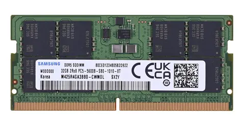 Samsung M425R4GA3BB0-CWM 32GB (1x32GB) 5600MHz / DDR5 / 2Rx8 / CL40 / 1.1V / SO-DIMM / Non-ECC