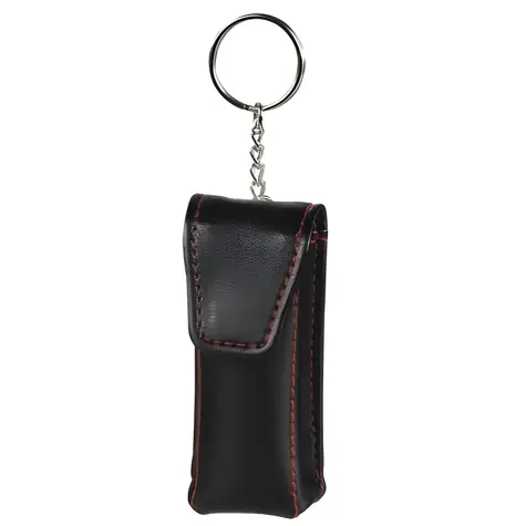 Hama Fashion černá / Pouzdro na USB flash disk / koženka / klíčenka