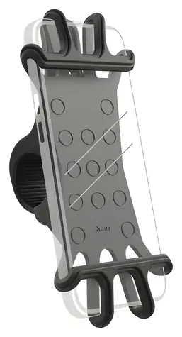 Hama Flexible černá / Držák na kolo / pro telefony 6–8 cm / řídítka 2–3,5 cm