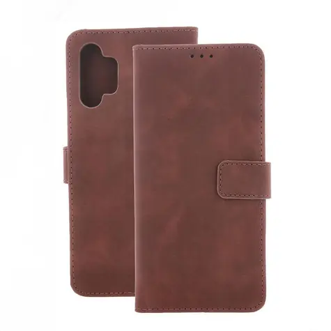 CPA Smart Velvet hnědá / Knížkové pouzdro / Samsung Galaxy A57 5G