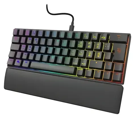 uRage Exodus 760 Mechanical Mini černá / Herní klávesnice / mechanická / Outemu Red / RGB / USB-A / kabel 1,8 m