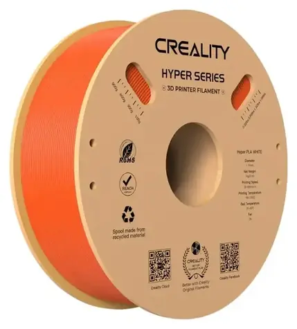Creality Filament Hyper PLA oranžová / Struna pro 3D tiskárnu / Hyper PLA / 1.75mm / 1kg