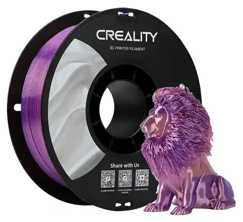 Creality Filament CR-Silk PLA růžovo-fialová / Struna pro 3D tiskárnu / PLA / 1.75mm / 1kg