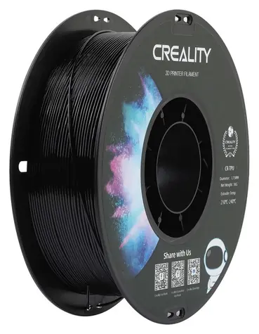Creality Filament CR-TPU černá / struna pro 3D tiskárnu / TPU / 1.75mm / 1kg