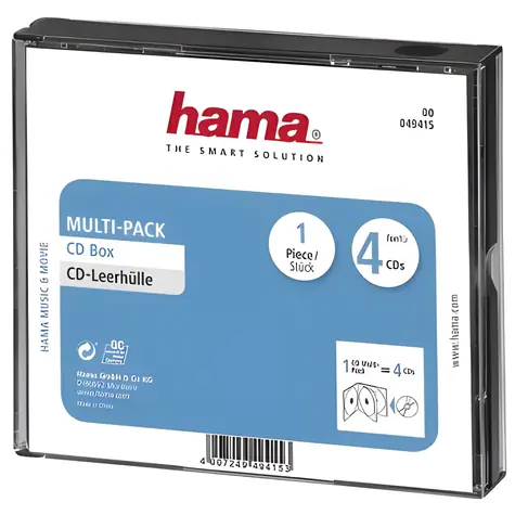 Hama CD Multipack 4 / Obal na CD / 4 disky