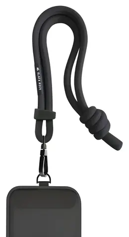 Black Rock Universal Wrist Band Lanyard černá / Popruh na zápěstí pro smartphone