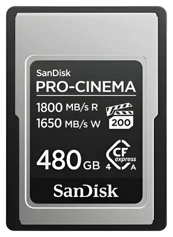 SanDisk PRO-CINEMA CFexpress 480 GB / Paměťová karta / Type A