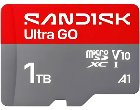 SanDisk Ultra GO microSDXC 1TB / Micro SD karta / UHS-I / U1 / A1 / čtení: 190 MB/s