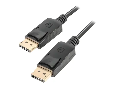 Lanberg DisplayPort M/M 0,5m černá / Kabel DisplayPort / v1.2 / 4K