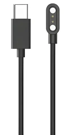 Hama černá / Nabíjecí kabel / chytré hodinky Hama / USB-C / magnetický / 60 cm