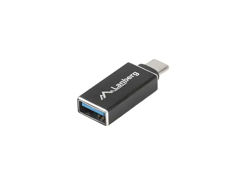 Lanberg USB-C (M) – USB-A (F) černá / Redukce / USB 3.1 / OTG